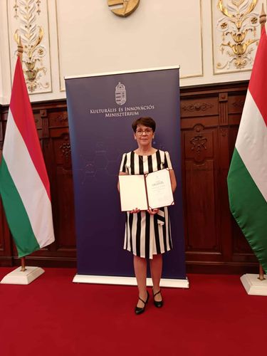 Imréné Lukácsi Ildikó Miniszteri Elismerő Oklevélben részesült