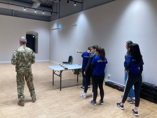 Honvédelmi vetélkedő döntőjében a közgáz csapata